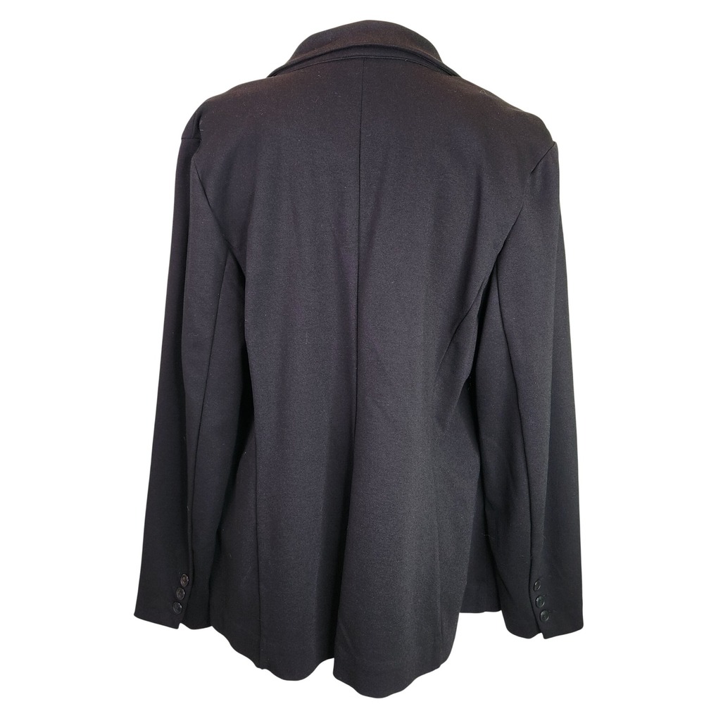 Liverpool Stitch Fix Black‎ Professional Single Button Blazer Jacket 1X - Picture 4 of 6
